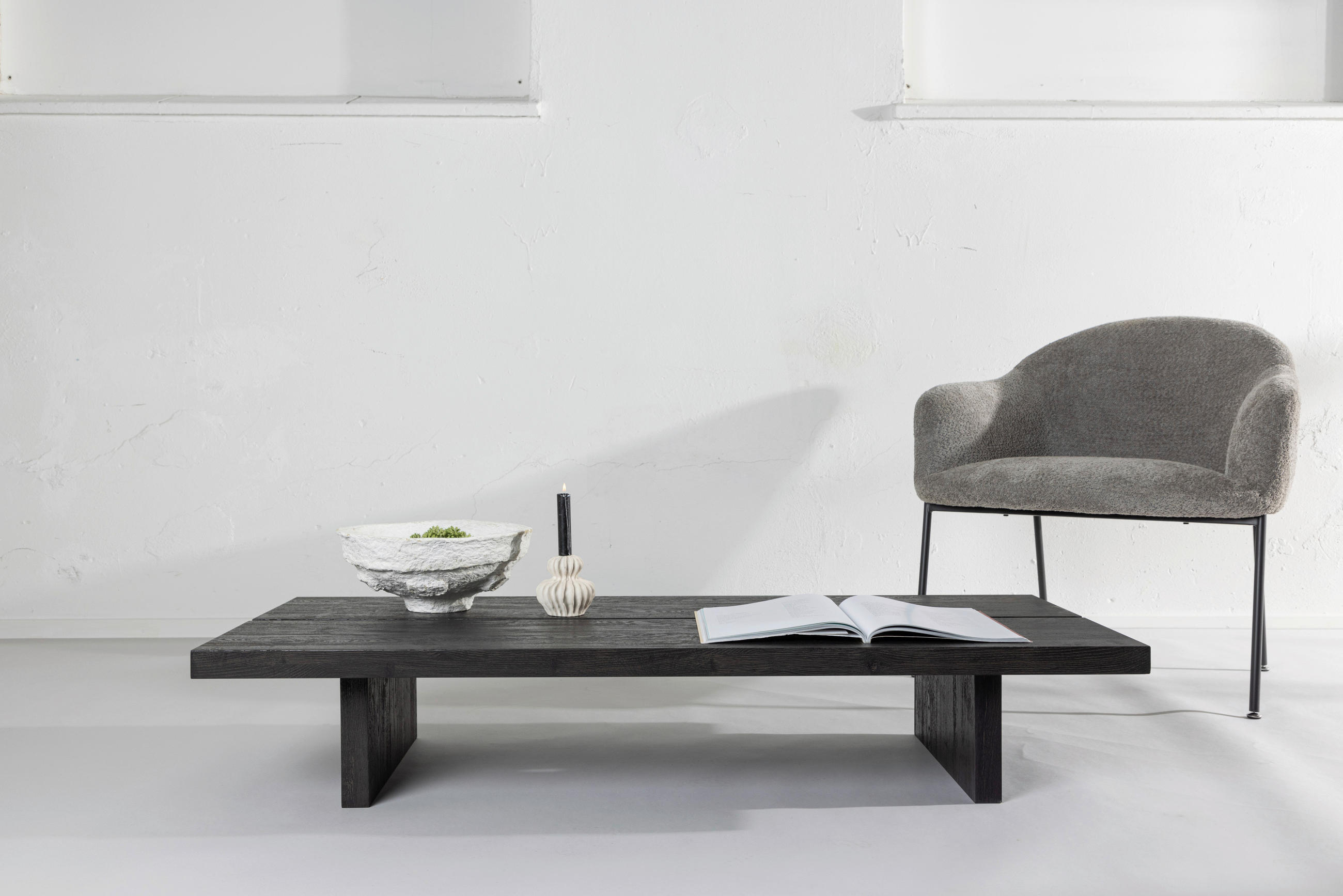 COUCHTISCH furniert 140/60/25 cm rechteckig Schwarz  - Schwarz, Design, Holz (140/60/25cm) - Livetastic