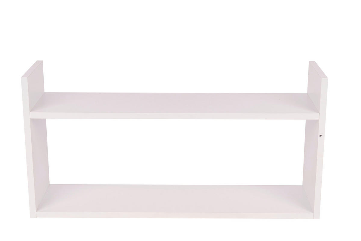 WANDREGAL  - Weiß, Basics, Holzwerkstoff (70/18/35cm)