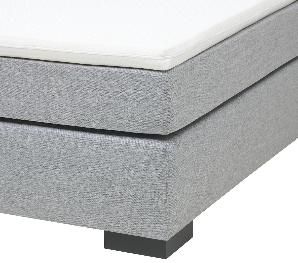 BOXSPRINGBETT 180/200 cm  in Anthrazit, Grau, Beige, Ecru  - Ecru/Anthrazit, MODERN, Karton/Holz (180/200cm) - MID.YOU