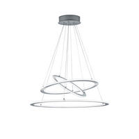LED SVJETILJKA VISEĆA Durban  - boje nikla, Design, metal (80,3/200cm)