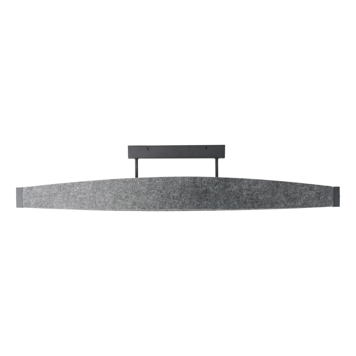 LED-DECKENLEUCHTE 100/17/21 cm   - Dunkelgrau, Design, Kunststoff/Textil (100/17/21cm) - Osram