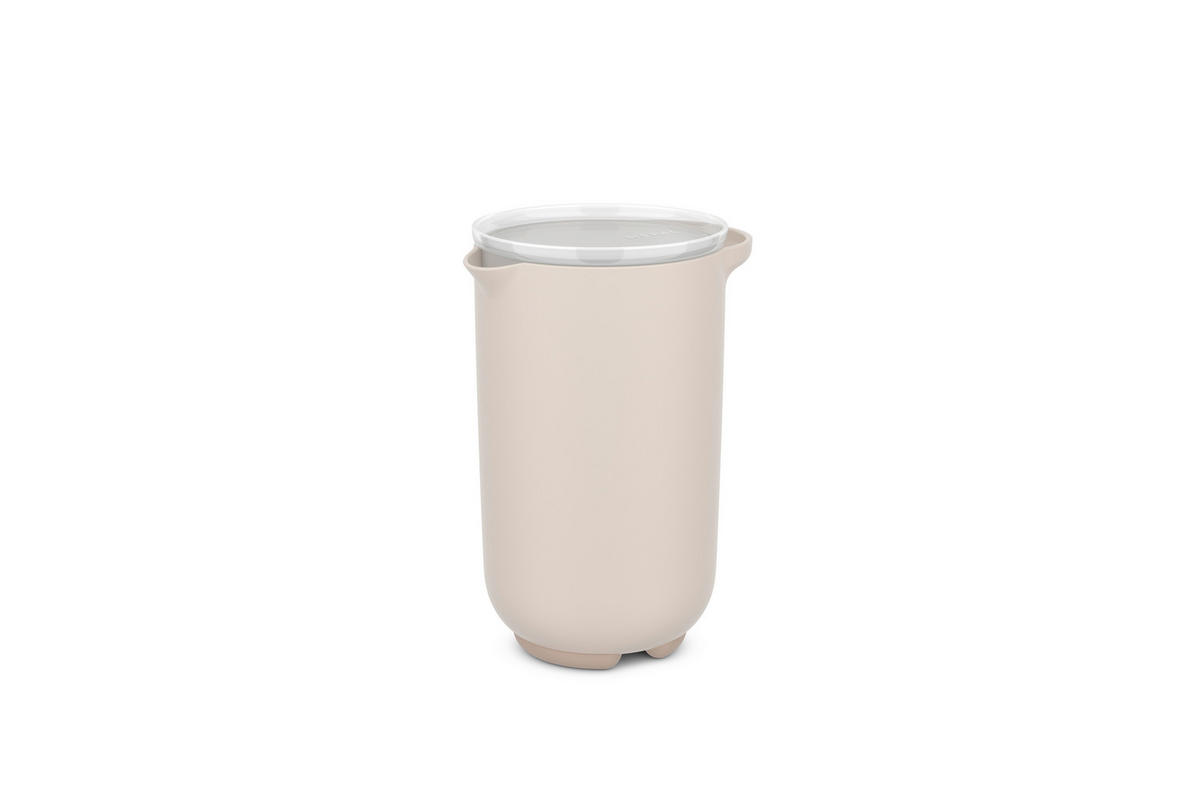 RÜHRSCHÜSSEL - Transparent/Creme, KONVENTIONELL, Kunststoff (12,9/10,6/18,4cm) - Mepal