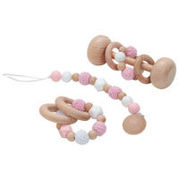 KINDERSPIELSET - Weiss/Naturfarben, Natur, Holz/Textil - Avelia