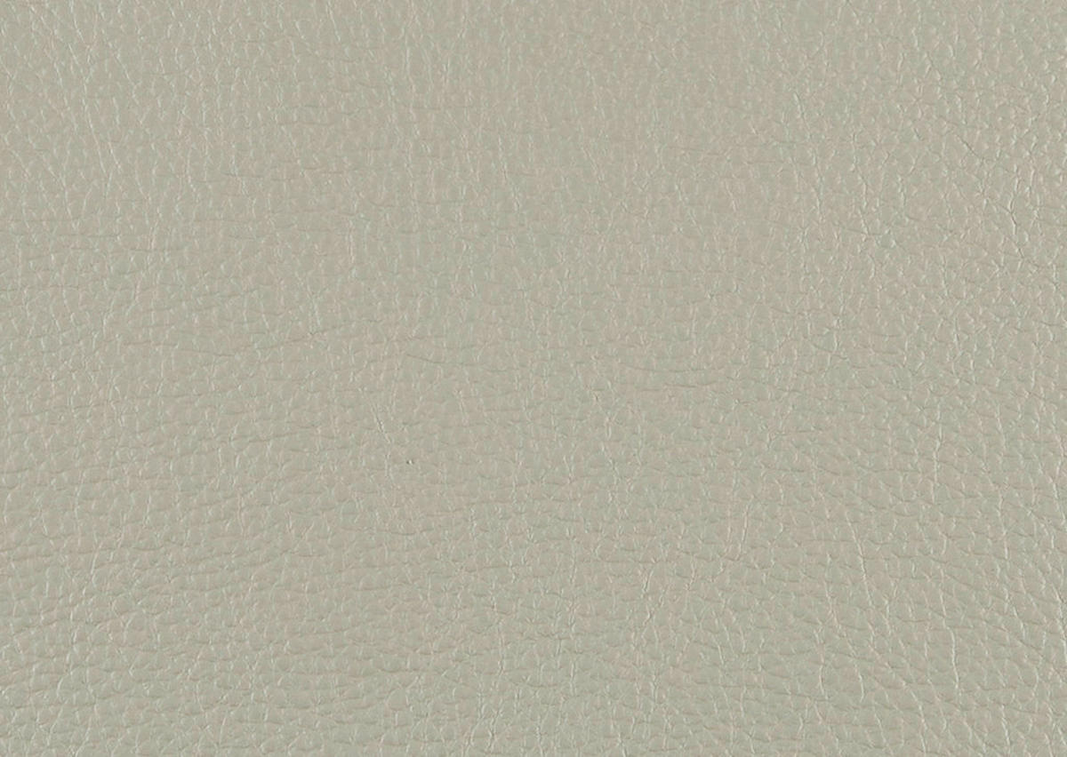 2-SITZER-SOFA Echtleder Hellgrau  - Hellgrau/Schwarz, Design, Leder/Metall (176/105/98cm) - Belluti