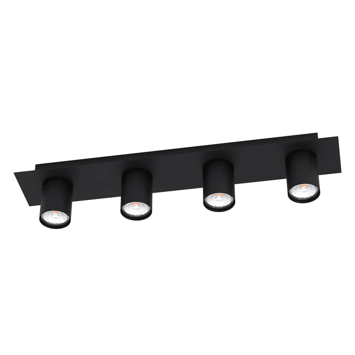 TAKLAMPA Valcasotto 4,5 W 57/10/10 cm  - svart, Design, metall (57/10/10cm) - Eglo