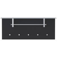 GARDEROBENPANEEL  in 102/41/33 cm  - Anthrazit, Design, Glas/Holzwerkstoff (102/41/33cm) - Moderano