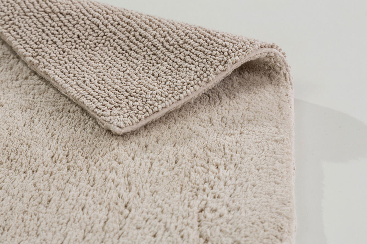 BADTEPPICH Beige 67/110 cm  - Beige, Basics, Textil (67/110cm) - Schöner Wohnen