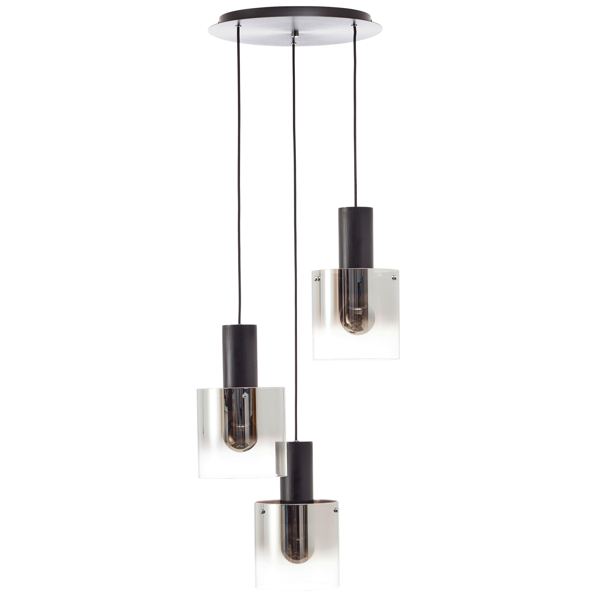 Dieter Knoll Hängeleuchte Alesund Schwarz 200 cm
