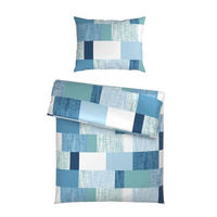 BETTWÄSCHE Satin 140/200 cm  - Blau, KONVENTIONELL, Textil (140/200cm) - Esposa