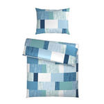 BETTWÄSCHE Satin 140/200 cm  - Blau, KONVENTIONELL, Textil (140/200cm) - Esposa