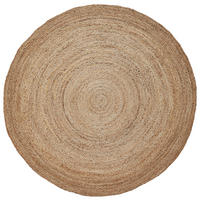 JUTETEPPICH 120 cm Agra Naturfarben  - Naturfarben, Natur, Textil (120cm) - Linea Natura
