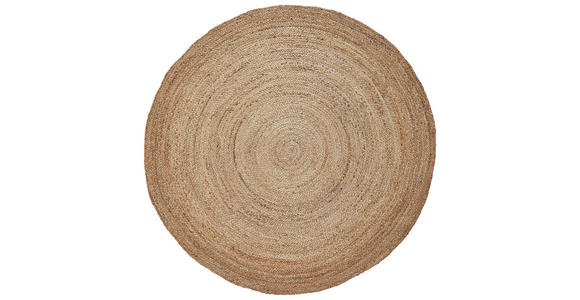 JUTETEPPICH 120 cm Agra Naturfarben  - Naturfarben, Natur, Textil (120cm) - Linea Natura