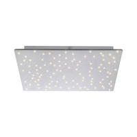 DECKENLEUCHTE 18 W    45/45/5 cm  - Silberfarben, Design, Metall (45/45/5cm)