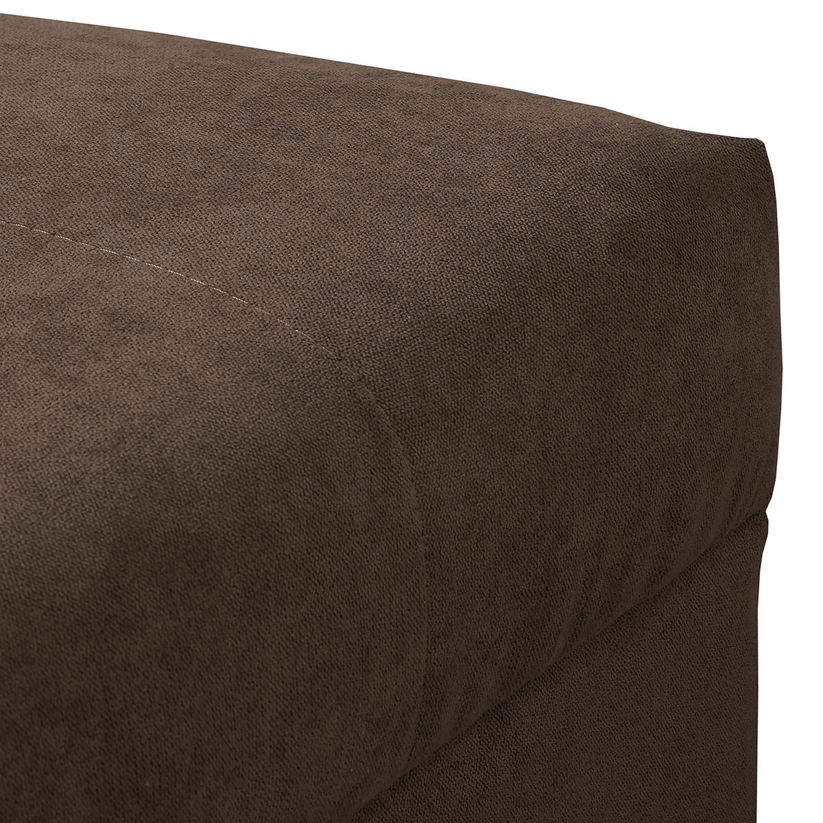 ECKSOFA inkl. Hocker Ariella in Mikrofaser Schlammfarben  161/231 cm  - Schlammfarben/Naturfarben, Design, Holz/Textil (161/231cm) - Livetastic
