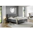 POLSTERBETT 160/200 cm  in Anthrazit  - Birkefarben/Anthrazit, Design, Holz/Textil (160/200cm) - Xora