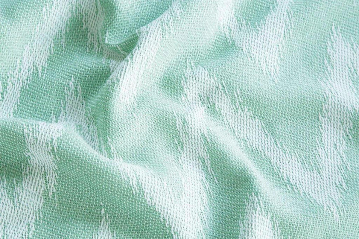 PLÄD 140/180 cm  - mintgrön/cremefärgad, Klassisk, textil (140/180cm) - Tom Tailor