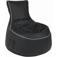 SITZSACK 300 l  - Schwarz/Weiß, MODERN, Textil (65/90/95cm)