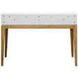 SCHREIBTISCH 120/60/76,5-86 cm  in Weiß, Eichefarben  - Eichefarben/Weiß, MODERN, Holz/Holzwerkstoff (120/60/76,5-86cm) - Novel