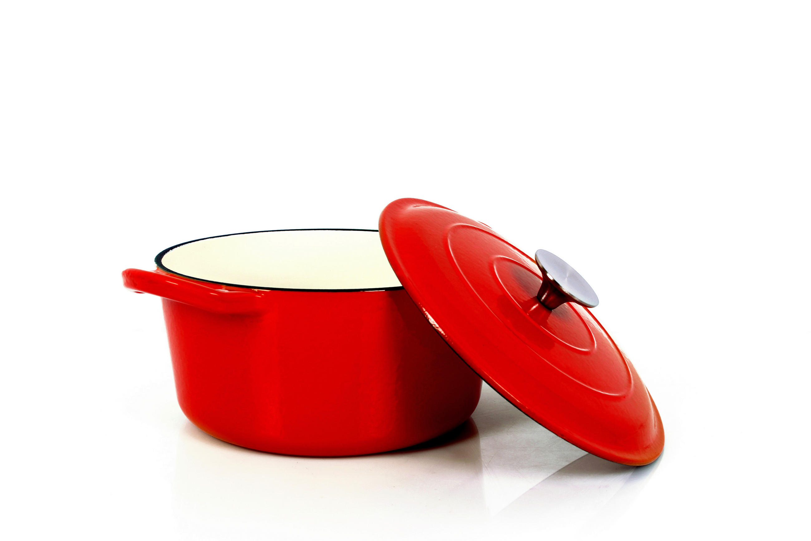 SCHMORTOPF 3,5 L  - Rot, Basics, Metall (22,5 cmcm) - Echtwerk