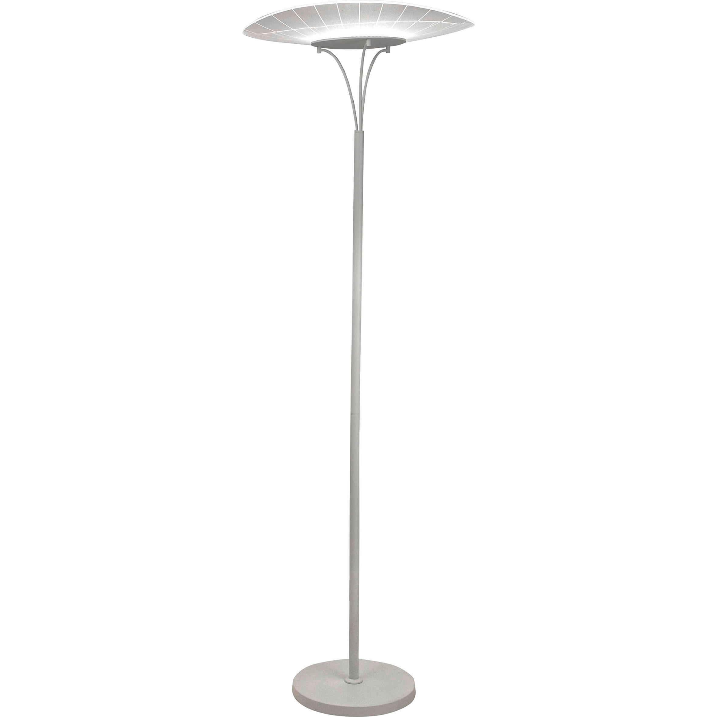 LED-DECKENFLUTER 49/36/175 cm    - Transparent/Weiß, Basics, Kunststoff/Metall (49/36/175cm) - Fabas Luce