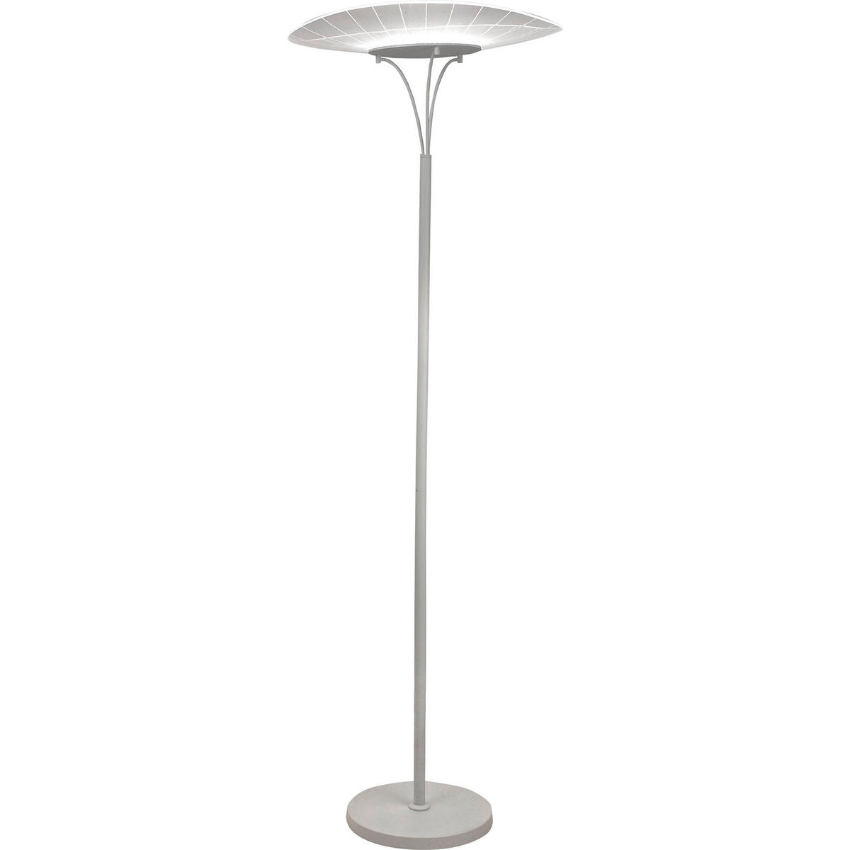 LED-DECKENFLUTER 49/36/175 cm    - Transparent/Weiß, Basics, Kunststoff/Metall (49/36/175cm) - Fabas Luce