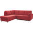 WOHNLANDSCHAFT in Textil Rot - Rot/Alufarben, KONVENTIONELL, Textil/Metall (208/226cm) - Sedda WOHNLANDSCHAFT in Textil Rot - Rot/Alufarben, KONVENTIONELL, Textil/Metall (208/226cm) - Sedda