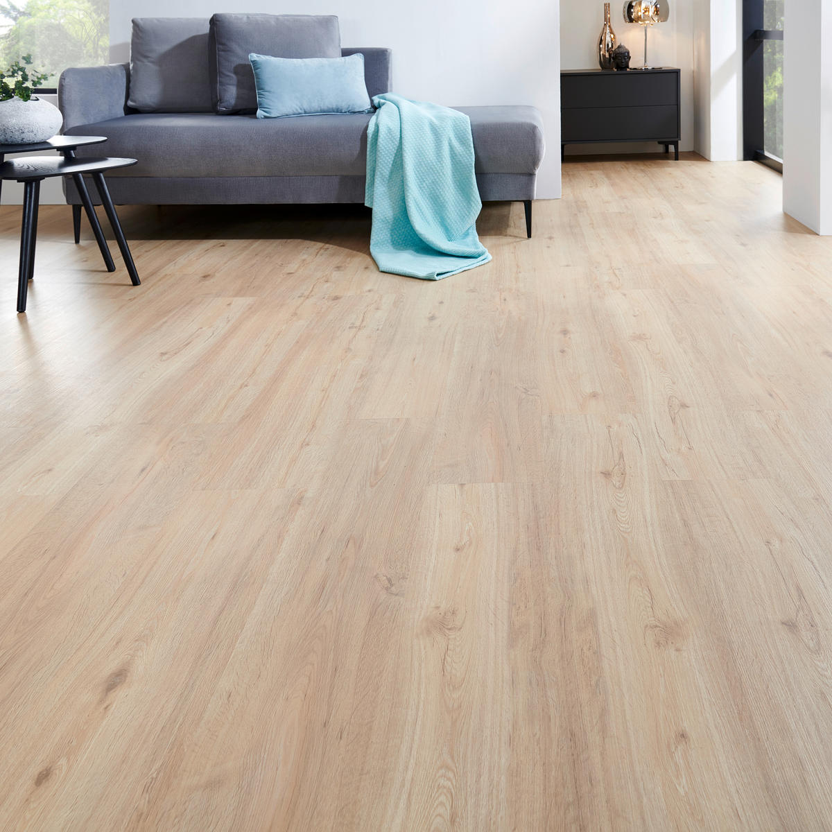 VINYLBODEN Favorito Eiche Porzellan 100000301  per  m² - Eichefarben, Design, Kunststoff (120,5/21,0/0,98cm) - Tilo