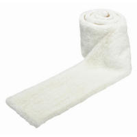 TISCHLÄUFER  - Weiß, Basics, Kunststoff/Fell (160/200/15cm)