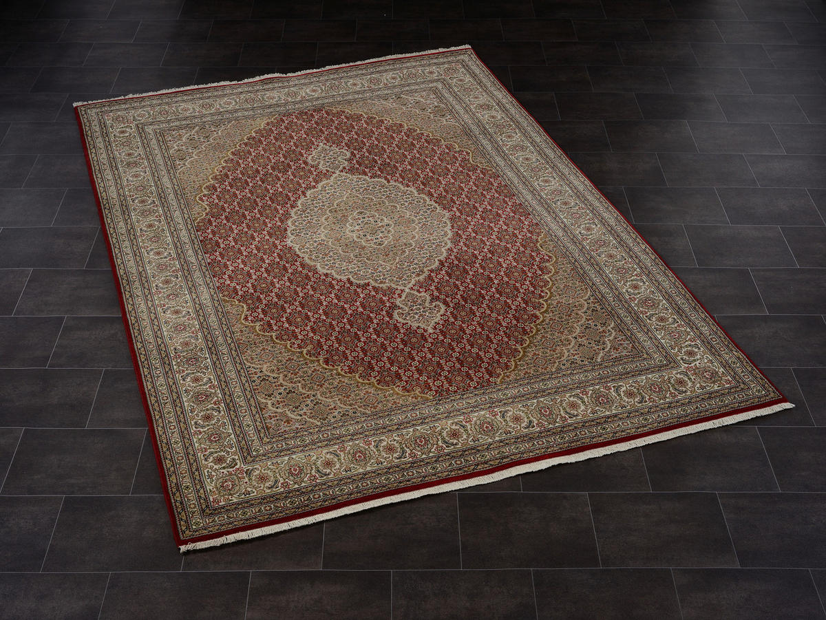 LÄUFER 80/350 cm  - Rot/Creme, Design, Textil (80/350cm) - Cazaris