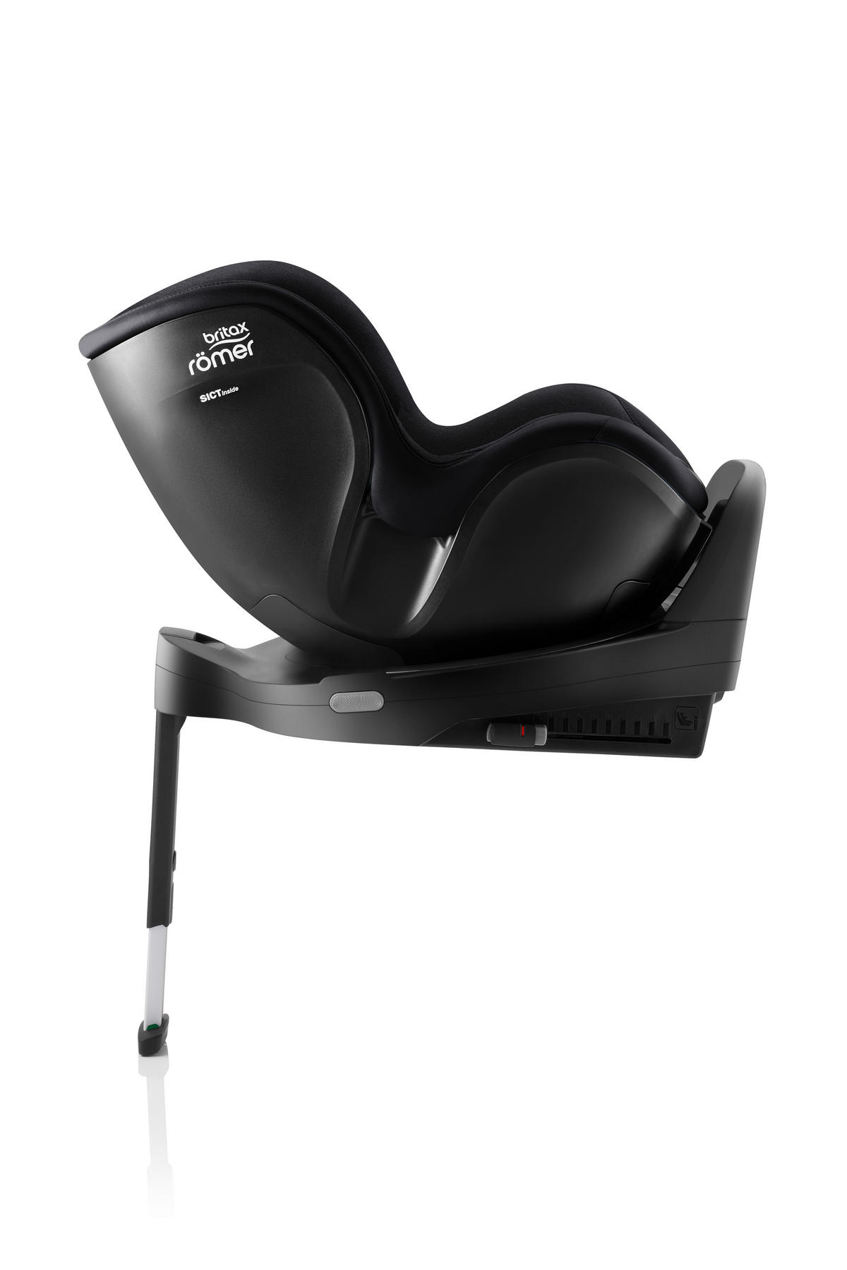 REBOARDER-KINDERSITZ Dualfix Pro M  - Schwarz, Basics, Kunststoff/Textil (44/48/74cm) - Britax Römer