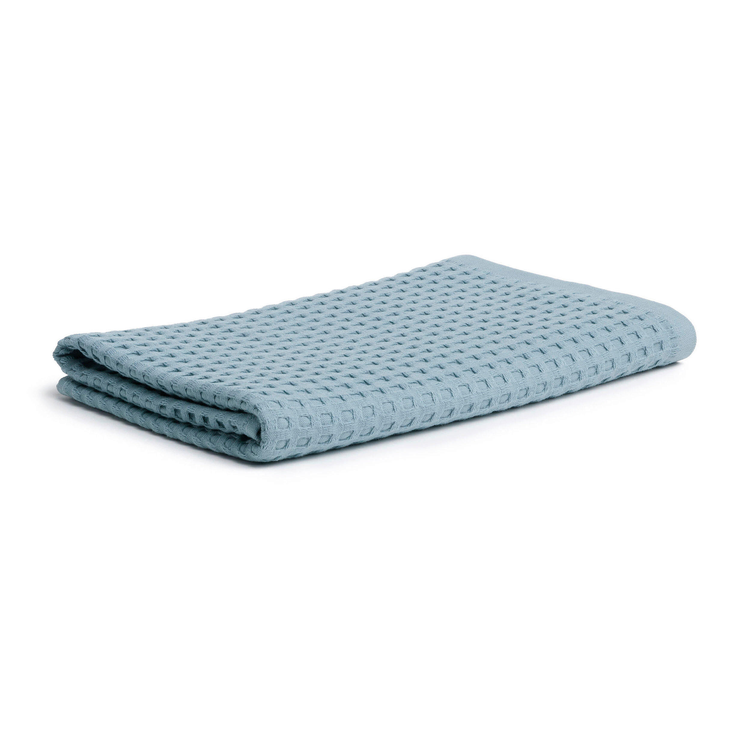 DUSCHTUCH 70/140 cm PIQUEE  - Pastellblau, Basics, Textil (70/140cm) - Moeve