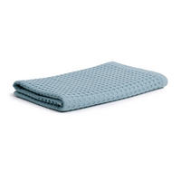 DUSCHTUCH 70/140 cm PIQUEE  - Pastellblau, Basics, Textil (70/140cm) - Moeve