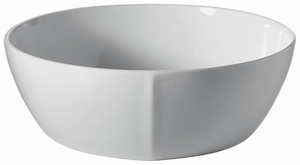 SALATSCHÜSSEL  SUNSET 23 cm  - Weiss, Basics, Keramik (23cm) - Novel