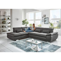 SEDEŽNA GARNITURA, mikrovlakna antracit  - bež/antracit, Moderno, kovina/umetna masa (260/318cm) - Beldomo Speed