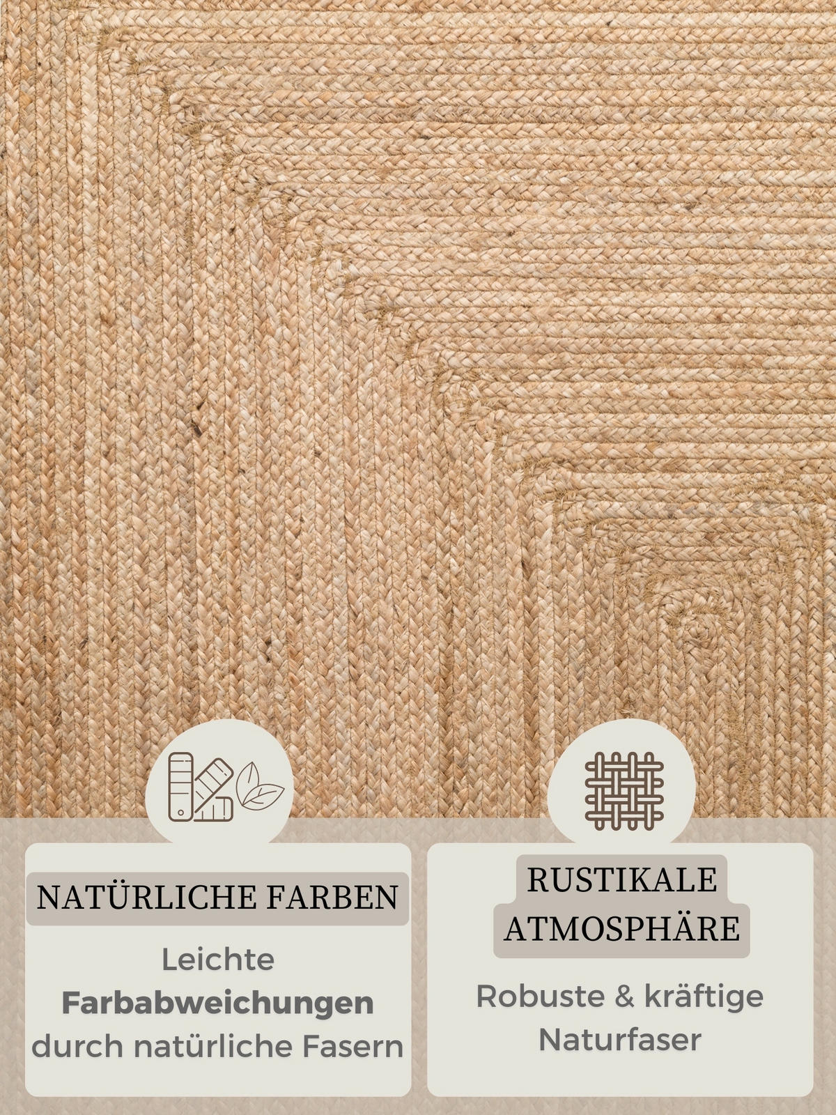 JUTETEPPICH 80/150 cm Sharmila Goldfarben  - Goldfarben, Basics, Textil (80/150cm)