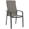 STAPELSESSEL Aluminium Anthrazit, Silberfarben  - Anthrazit/Silberfarben, Design, Textil/Metall (58/109/70cm) - Stern