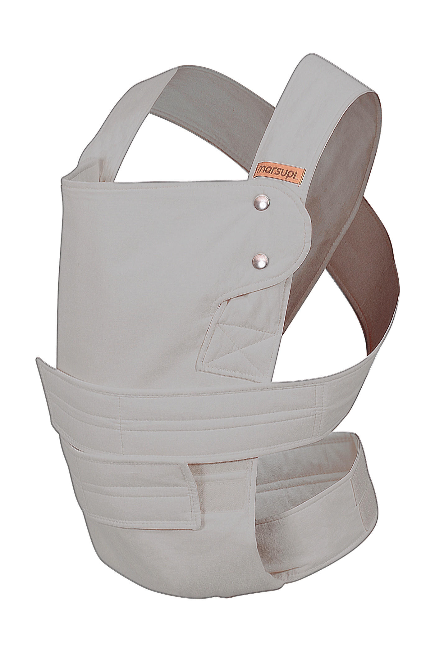 BABYTRAGE marsupi Breeze 2.0  - Hellgrau, Basics, Textil (S/Mnull) - Wickelkinder Manduca
