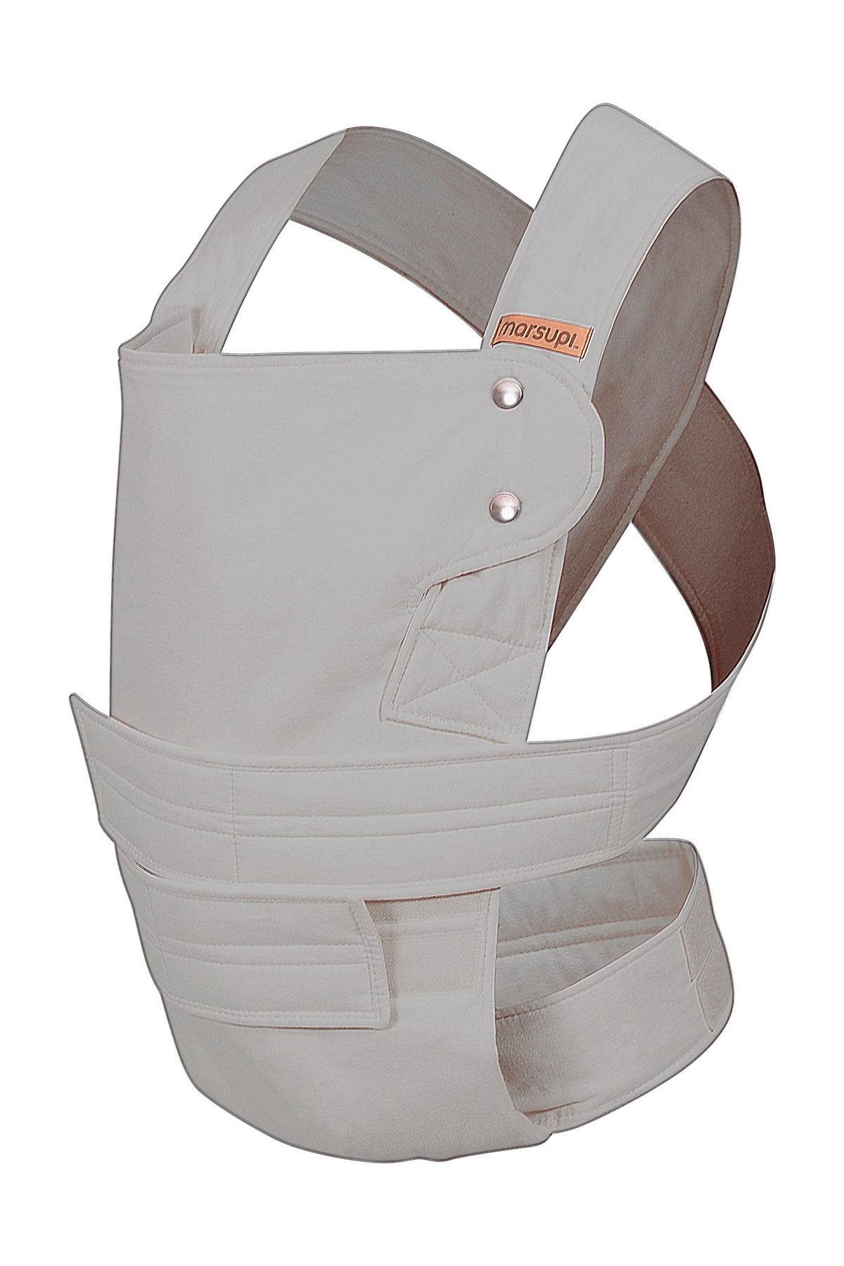 BABYTRAGE marsupi Breeze 2.0  - Hellgrau, Basics, Textil (S/Mnull) - Wickelkinder Manduca