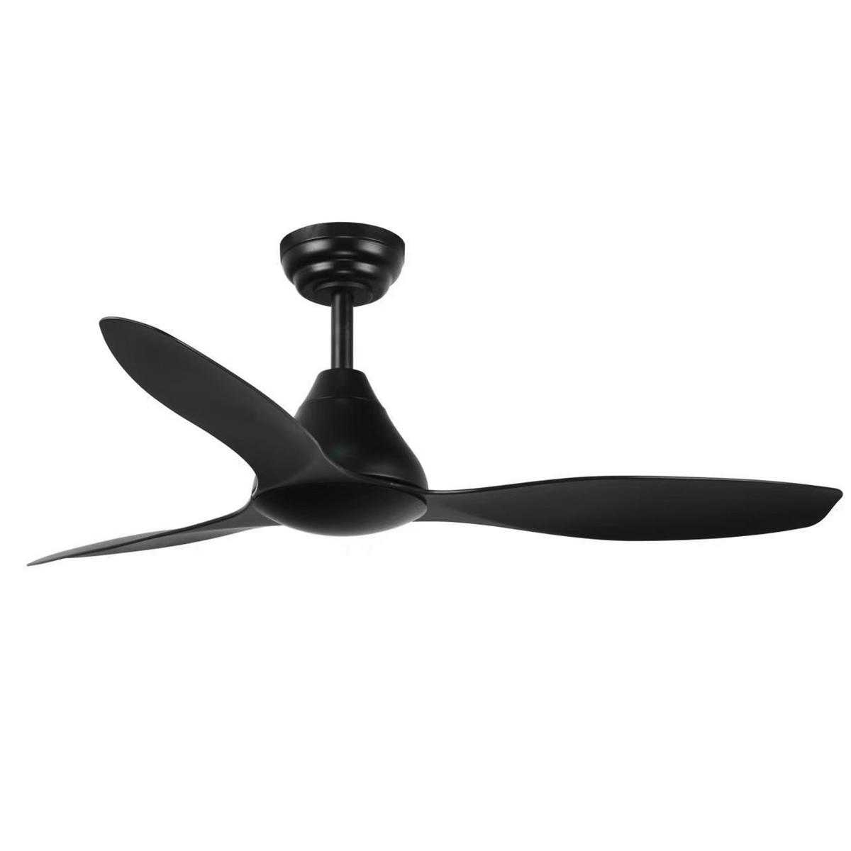 PLAFONSKI VENTILATOR - crna, Osnovno, metal/plastika (132cm) - Mican