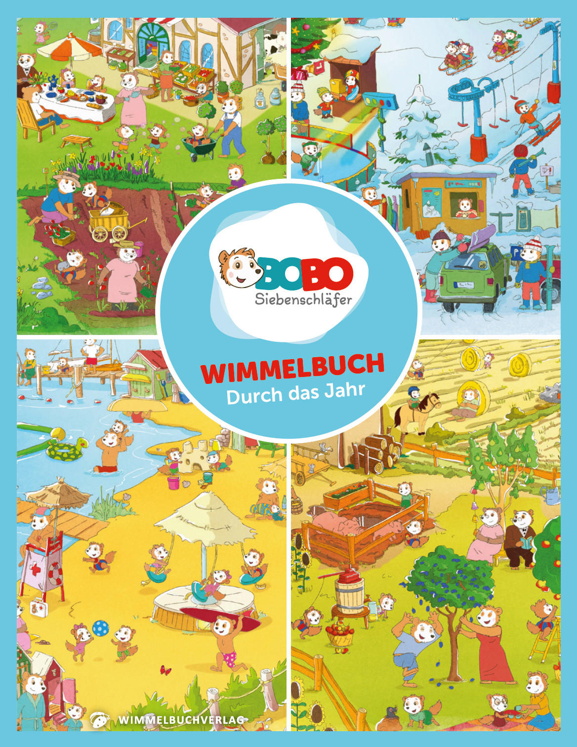 WIMMELBUCH Bobo Siebenschläfer Durch das Jahr mit Bobo Siebenschläfer  - Basics (25,8/33,6/1,4cm)