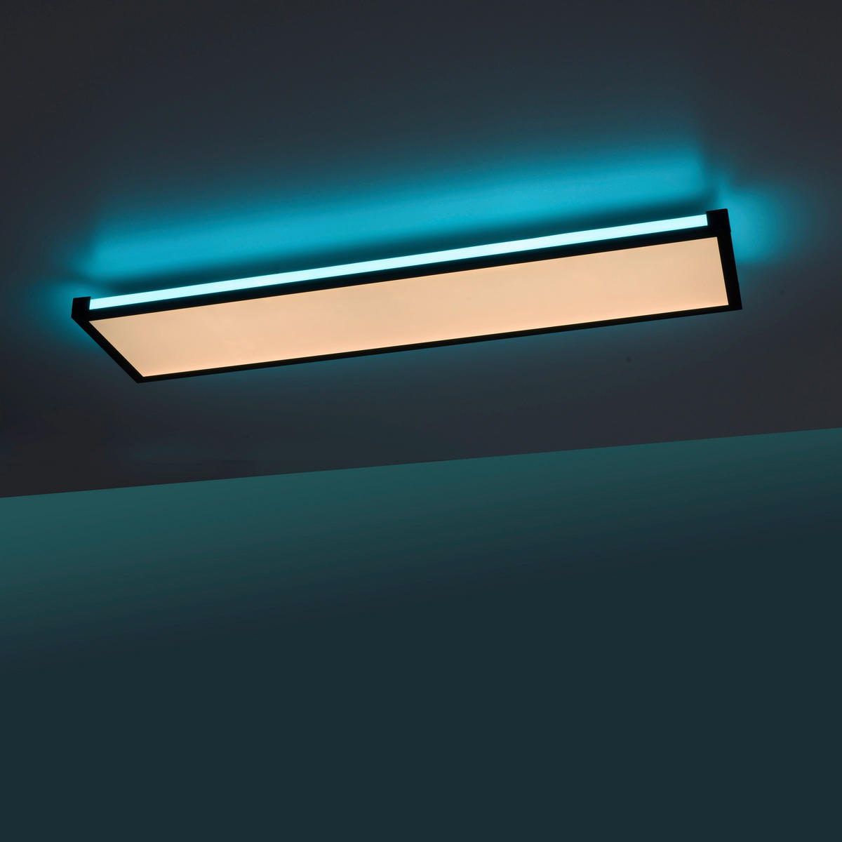 LED-PANEEL 100/25/7,1 cm  - Schwarz, Design, Kunststoff/Metall (100/25/7,1cm)