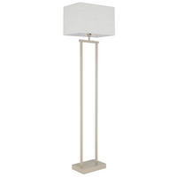 LED-STEHLEUCHTE Sydney 40/27/153 cm   - Sandfarben/Naturfarben, Design, Textil/Metall (40/27/153cm) - Globo