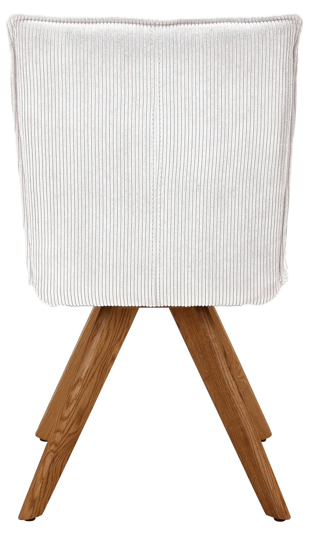 STUHL  in Feincord  - Wildeiche/Creme, Design, Holz/Textil (47/87/62cm) - Johann Jakob