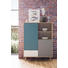 HIGHBOARD 103/139/40 cm - Eichefarben/Petrol, Trend, Holzwerkstoff (103/139/40cm) - Carryhome HIGHBOARD 103/139/40 cm - Eichefarben/Petrol, Trend, Holzwerkstoff (103/139/40cm) - Carryhome