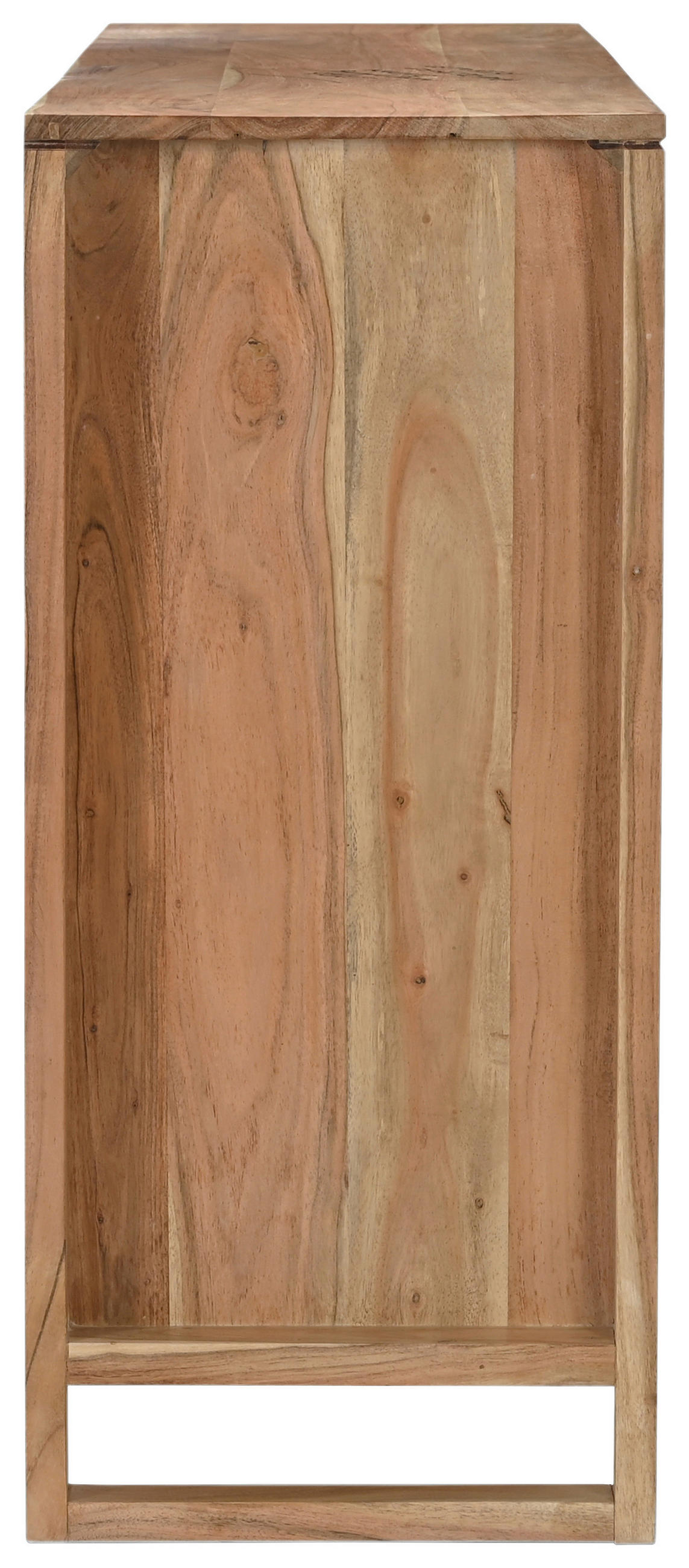 SIDEBOARD  in 160/90/40 cm  - Schwarz/Naturfarben, KONVENTIONELL, Holz/Metall (160/90/40cm) - Livetastic