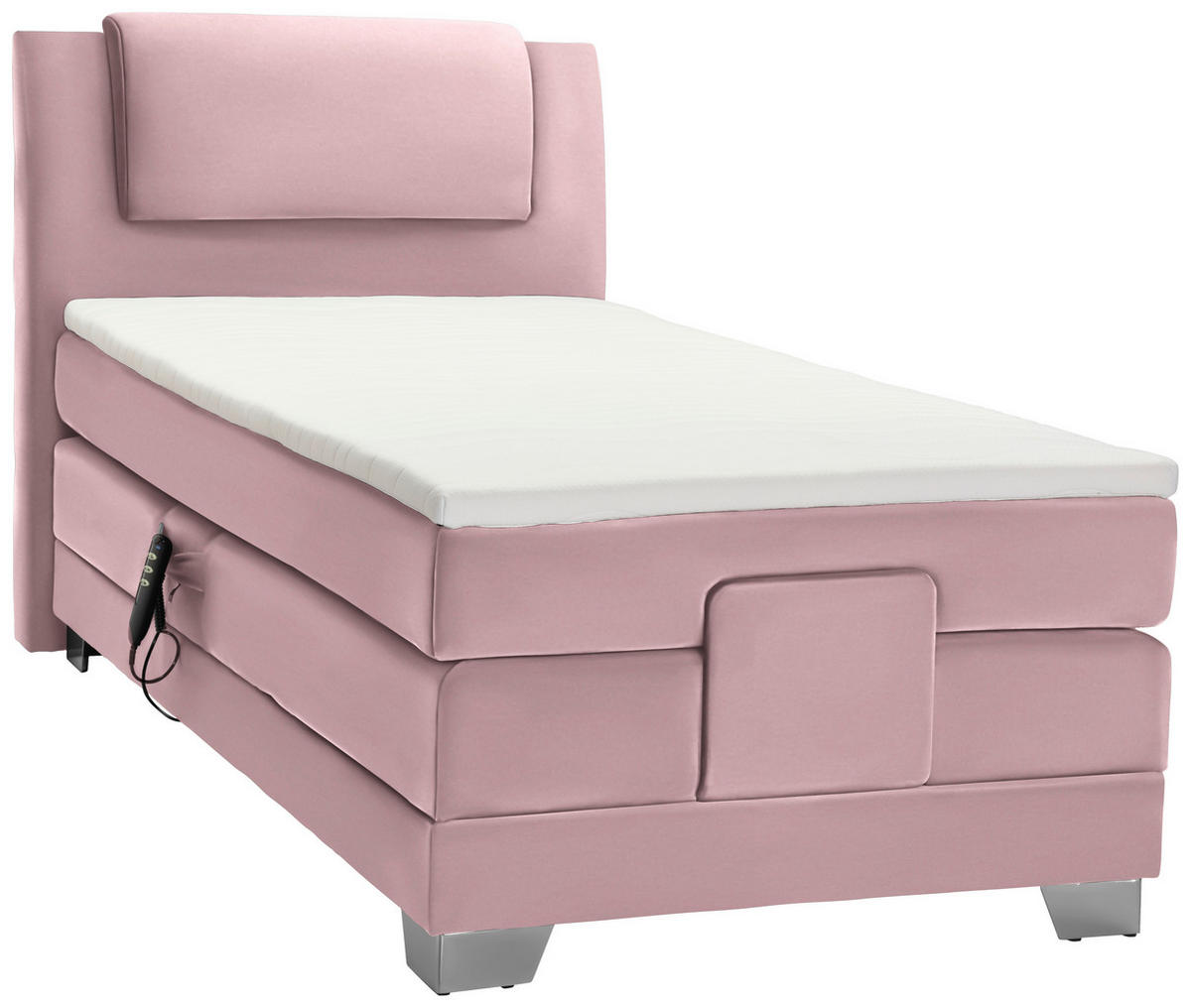 BOXSPRINGBETT 100/200 cm in Rosa von ESPOSA