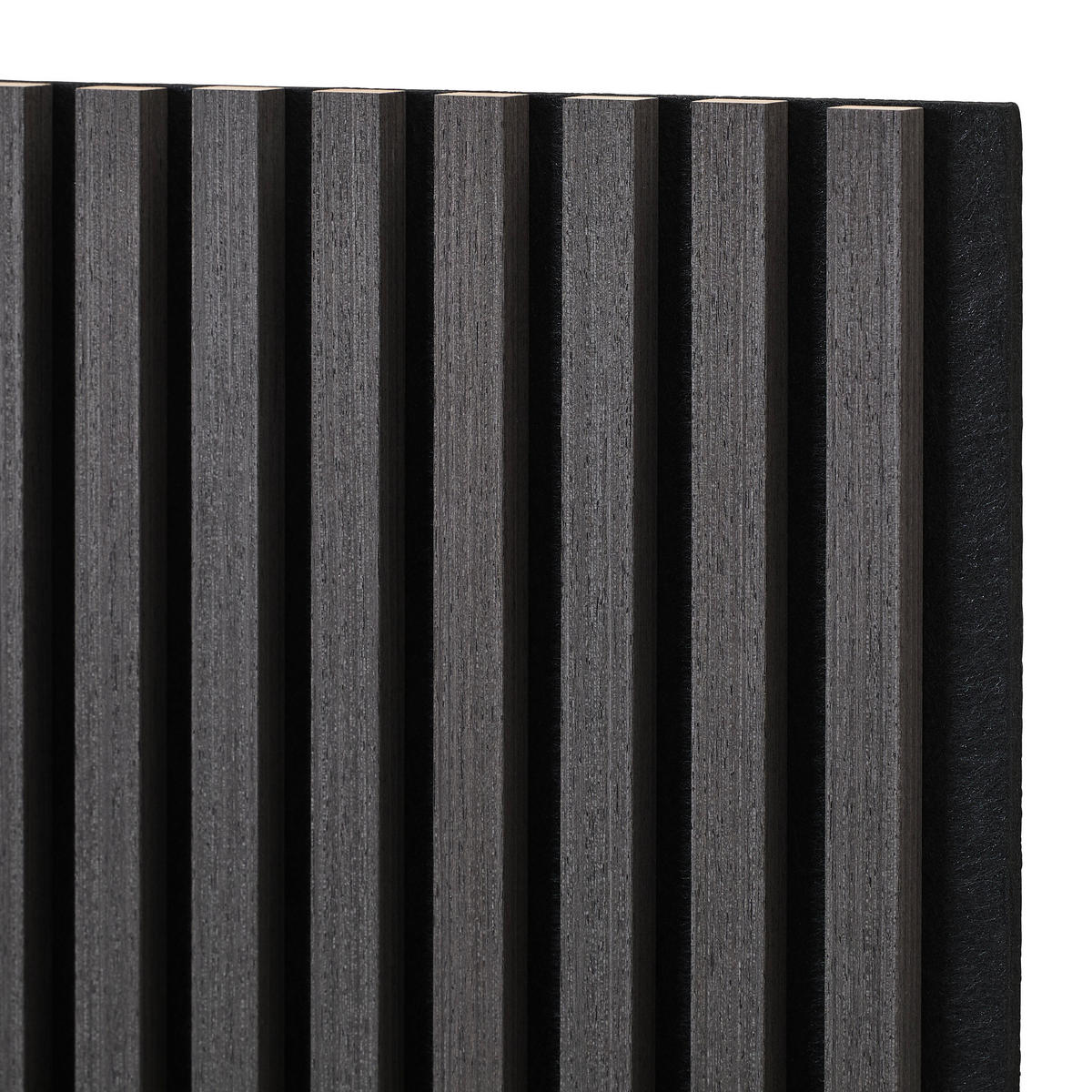 WANDPANEEL Schwarz  - Schwarz, Design, Holzwerkstoff/Kunststoff (41/41/2,1cm) - Livetastic