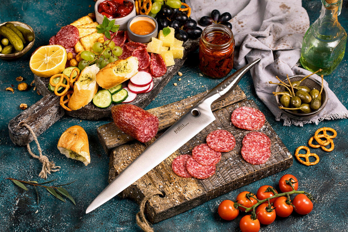 KUHARSKI NOŽ  Reptile        42 cm    nerjaveče jeklo - srebrne barve, Basics, kovina (42cm) - Samura