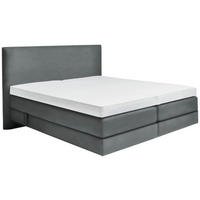 BOXSPRINGBETT 160/200 cm  in Anthrazit  - Anthrazit, KONVENTIONELL, Holz/Textil (160/200cm) - Dieter Knoll