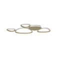 LED-DECKENLEUCHTE Acrux 90,5/52/4 cm  - Sandfarben, Design, Kunststoff/Metall (90,5/52/4cm) - Novel